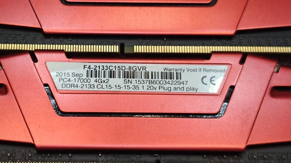 G.Skill Ripjaws V DDR4 16GB (4GB×4) RAM Used/Tested - Image 2 of 4
