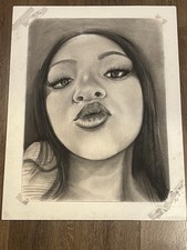 Hand Drawn Art 24  x18  