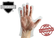 Food Service HDPE Polyethylene Safety Gloves 1.5 Mil XLarge 400000 Pieces