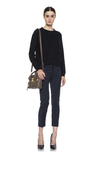 Women Acne Studios Trousers Navy Wool 36 / S / 44