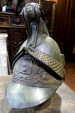 Casque  de Sapeur pompier 19em  de Dol  (Bretagne))