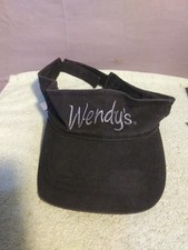 Wendy's Dave Thomas Foundation Gray Embroidered Adjustable Sun Visor Hat
