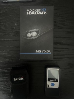 Pocket Radar Ball Coach Sports Radar Gun Baseball Softball Lacrosse With Case