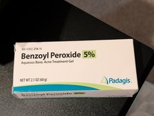 Benzoyl Peroxide 5 Acne GEL 2.1oz  60gm  PADAGIS