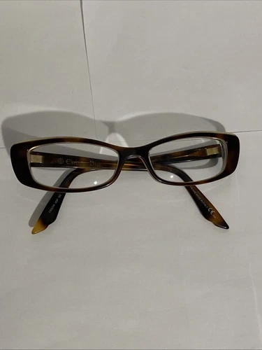DIOR EYEWEAR CHRISTIAN DIOR Brille Modell CD3208 UQP 135 Brown Purple Eye Frame Italy   As Is