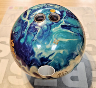 STORM ION MAX PEARL BOWLING BALL 15LB. RH 1 DRILL