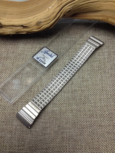 18 19 20 21 22mm SPEIDEL STAINLESS STEEL SILVER BEAD STRETCH BRACELET WATCH BAND - Picture 5 of 6