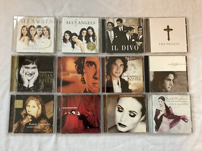 Lot of 12 CDs: Easy Listening, Adult Contemporary (Brightman/Groban/Streisand +)