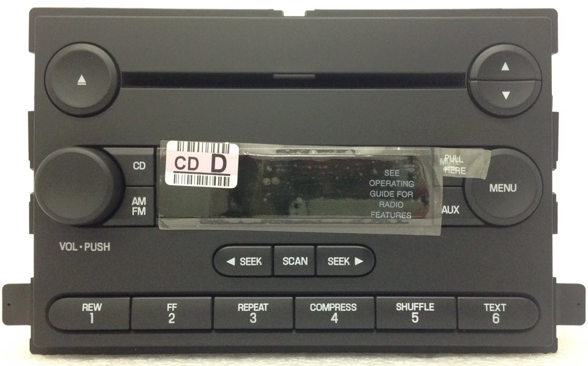 CD radio. New OEM factory FoMoCo stereo fits 2005-2006 Ford
