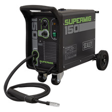 Professional MIG Welder Gas/No-Gas Gasless, 150A 230V, Sealey SUPERMIG150 D