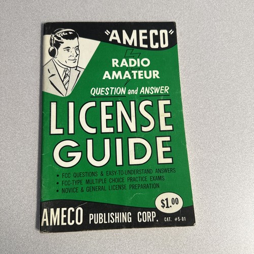 Ameco Radio Amateur Questions & Answer License Guide 1973