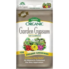 Espoma Organic Garden Gypsum Soil Conditioner, Loosens Clay Soils, 36 lb Bag