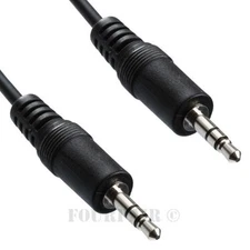 10ft 1/8" 3.5mm Stereo Audio Headphone Cable Cord Male to Male M/M MP3 Aux PC