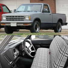 For Chevrolet S10 1982-1991 Full Size Gray Saddle Blanket Front Bench Seat Cover For Chevrolet S10 1982-1991 Full Size Gray Saddle Blanket Front Bench Seat Cover