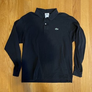 LACOSTE Long sleeve Polo black men's 5 