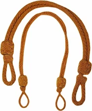 2PCS Set Gold Bullion US Army Officer Military Chin Strap Visor Cap Hat Cord