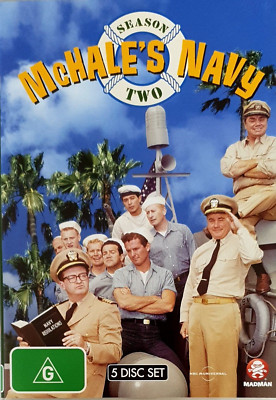McHale's Navy-Season 2 (1962) DVD Box Slim 5-Disc-Ernest Borgnine-Tim Conway-OOP