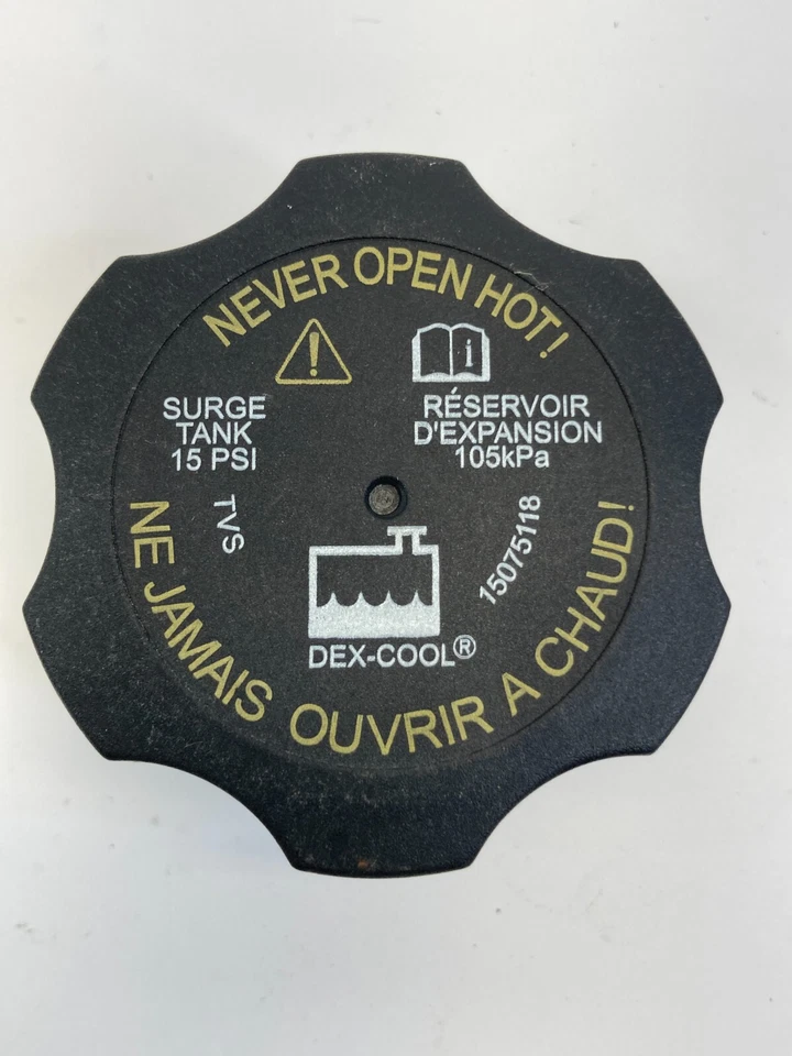 99-12 Chevy Malibu 2.4L Engine Radiator Coolant Tank Cap Radiator Cap 15075118 — 第 2/4 张图片