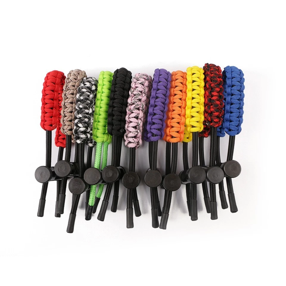 Eslinga de muñeca con moño de tiro con arco + 1 par de herramientas de arco compuesto silenciador pelo de conejo Foto 2 de 4