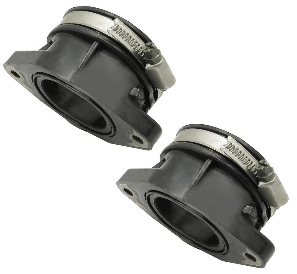 Two Throttle Body Intake Manifold Boot Adapter For Polaris RZR XP 900 2011-2013 Foto 2 de 4