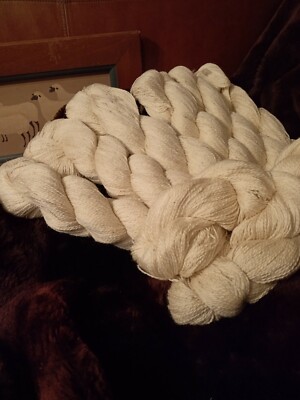 Icelandic/Merino/Silk 2py Fingering yarn 450yds/4oz Natural Soft!