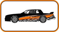 Race Car Wrapgraphics Decals Imca Late Model Street Stock Mini Dirt 108