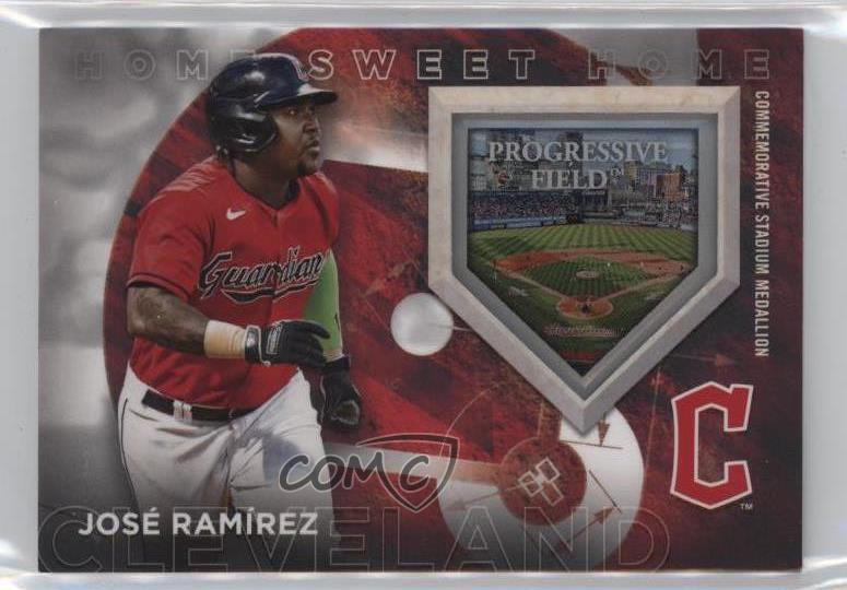 2024 Topps Series 1 Home Sweet Stadium Medallions /299 Jose Ramirez José Ramírez