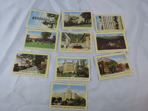 Vintage Souvenir Postcard Folder Hot Springs National Park Mini Post Cards - Picture 3 of 7