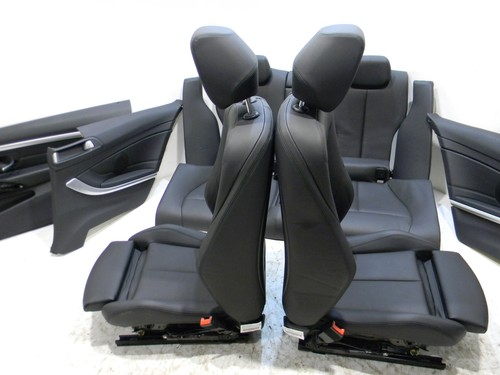 BMW F32 Innenausstattung Lederausstattung Sportsitze Sitze Leder DAKOTA SCHWARZ - Picture 14 of 24
