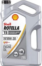 Shell Rotella T5 Synthetic Blend 10W-30 Diesel Engine Oil (1-Gallon,Single Pack)