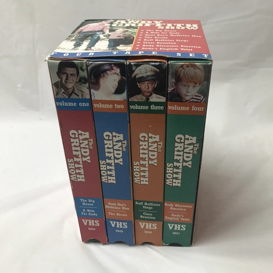 The Andy Griffith Show 4 Tape VHS Boxed Set Classic Television - Image 2 of 4