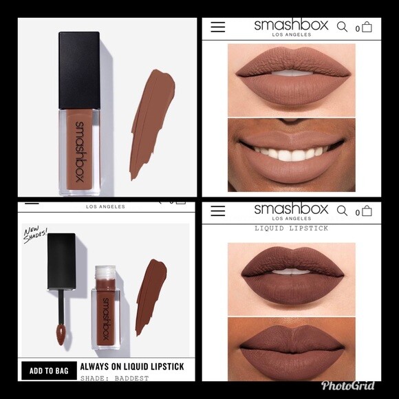 smashbox metallic lipstick