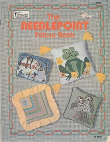 The Needlepoint Pillow Book vintage 1977 patterns - 11 designs - Foto 1 di 5