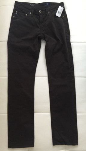Jeans gamba sartoriale AG, Adriano Goldschmied The Graduate nuovo con etichette (taglia-28X32/marrone) - Foto 4 di 11