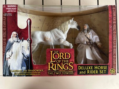 Lord of the Rings Gandalf and Shadowfax Deluxe Horse and Rider Set 2002
