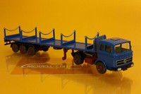 Wiking 055406 Mb Rungensattelzug - Azurblau 1:87 Neu Modell