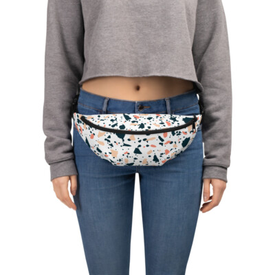 Fanny Pack Terrazzo waist bag belt convenient comfortable easy sports trendy