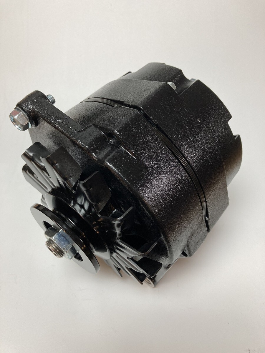 FireWire Alternator 6’2″×19″×2 3/8” Alternator Black One Wire 1 Wire 6 Volt Positive Ground 60 Amp 3/8