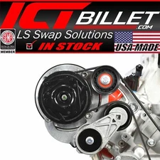 ICT Billet LS Camaro R4 A/C Compressor Bracket Kit