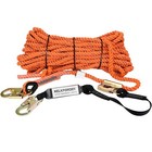 100Ft Vertical Lifeline Assemble Three Strand Rope