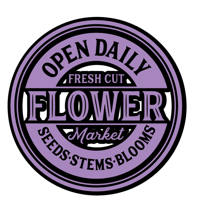 Fresh Cut Flower Market Vinyl Decal Sticker Multicolor Choice a3928
