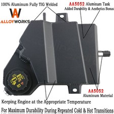 Aluminum Overflow Bottle Reservoir For 2003-0706 Ford F350 F250 Excursion 6.0l Aluminum Overflow Bottle Reservoir For 2003-0706 Ford F350 F250 Excursion 6.0l