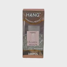 Hang Gel x Tips Premium 100 pc Refill Box Coffin Medium