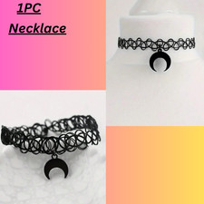 Tattoo Choker Stretch Necklace Elastic Gothic Vintage