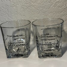 Kikkerland Bartending Rocks Glasses Set of 2 ...