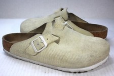 Birkenstock x Stussy Boston Bone Corduroy Slip On Clogs Mens 9 A1625
