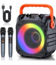 Karaoke Machine with 2 Wireless Microphones,Portable Karaoke Machine