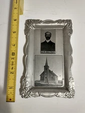 ENTERPRISE ONTARIO  CANADA METHODIST CHURCH ALUMINUM TRAY VINTAGE PASTOR ALLLIN