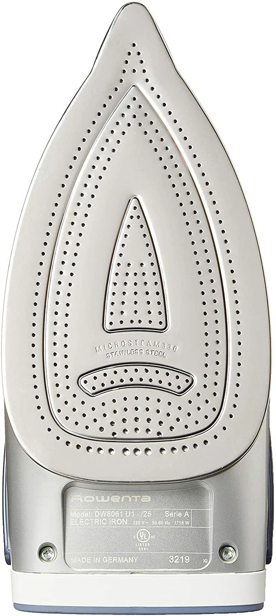 Rowenta professional iron microsteam stainless steel soleplate auto shut off dw8061 deals