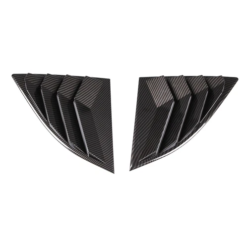 For Toyota Supra A90 A91 2019-25 ABS Black/Carbon Rear Window Louver Cover Trims - Foto 10 di 17